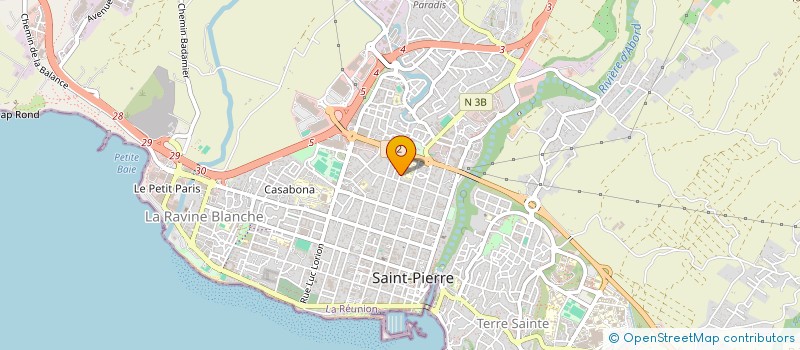 localisation de l'entreprise EXCELLENCE à SAINT-PIERRE