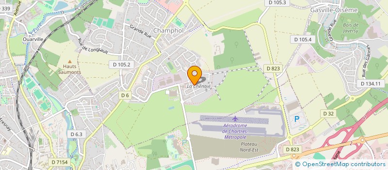 localisation de l'entreprise EXCELLENCE AUTO à CHAMPHOL