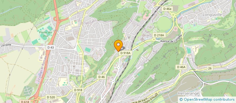 localisation de l'entreprise EXCELLENCE BATIMENT à LONGWY
