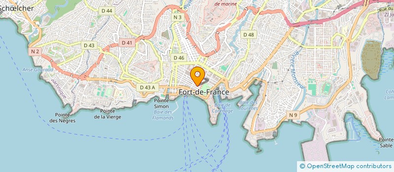 localisation de l'entreprise EXCELLENCE BOKIT  FORT-DE-FRANCE