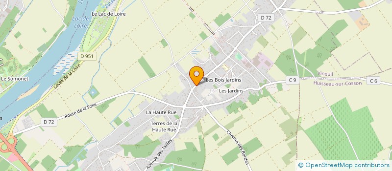 localisation de l'entreprise EXCELLENCE CARS à VINEUIL