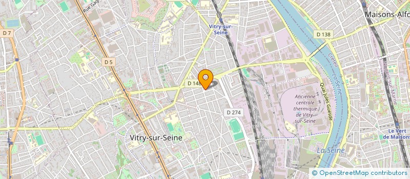 localisation de l'entreprise EXCELLENCE DEVELOPPEMENT  VITRY-SUR-SEINE
