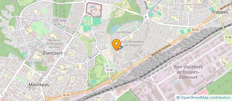 localisation de l'entreprise EXCELLENCE DRIVING PARIS à ELANCOURT