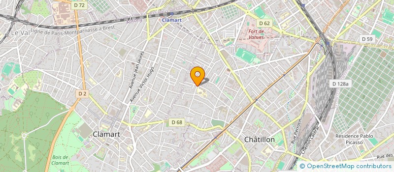 localisation de l'entreprise EXCELLENCE DU MARCHE à CHATILLON