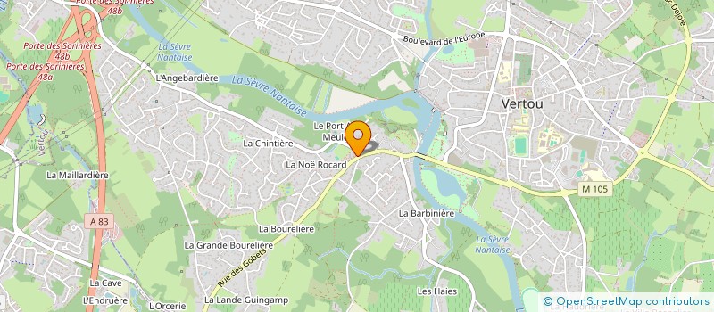 localisation de l'entreprise EXCELLENCE ETANCHEITE  VERTOU