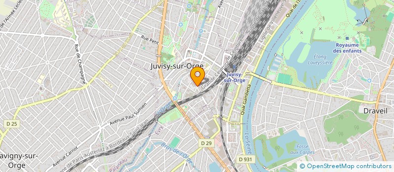 localisation de l'entreprise EXCELLENCE FOOD à JUVISY-SUR-ORGE