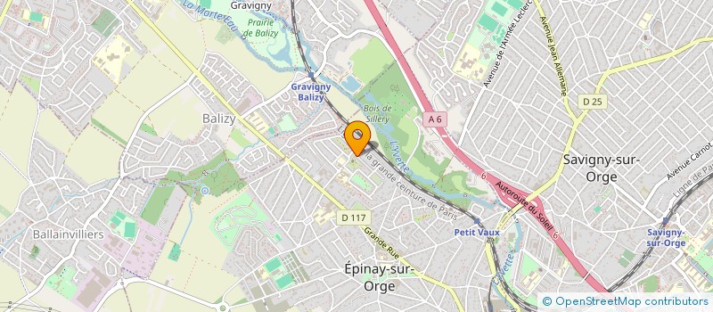 localisation de l'entreprise EXCELLENCE FORMATION GENERALE - EFG  EPINAY-SUR-ORGE