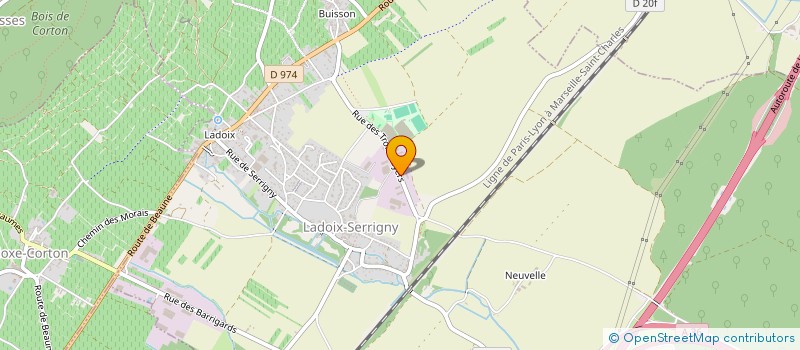 localisation de l'entreprise EXCELLENCE INVESTISSEMENTS  LADOIX-SERRIGNY