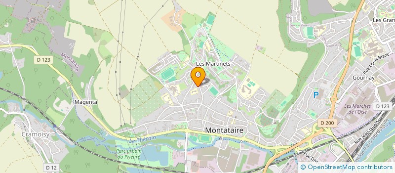 localisation de l'entreprise EXCELLENCE LOGISTICS à MONTATAIRE