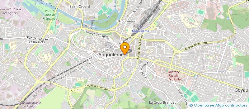 localisation de l'entreprise EXCELLENCE MODE à ANGOULEME