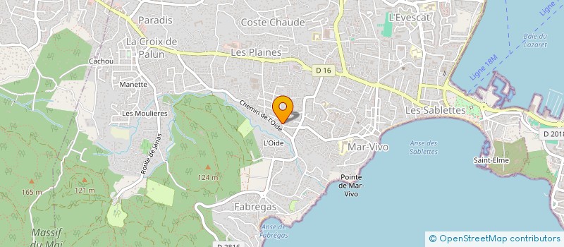 localisation de l'entreprise EXCELLENCE NETTOYAGE  LA SEYNE-SUR-MER