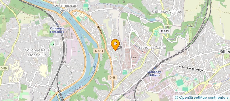 localisation de l'entreprise EXCELLENCE PLATRERIE & PEINTURE 69  FONTAINES-SUR-SAONE