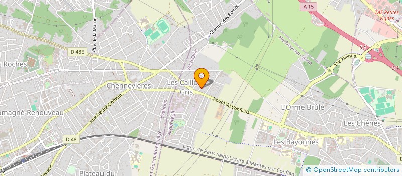 localisation de l'entreprise EXCELLENCE RAYONNAGE à HERBLAY-SUR-SEINE