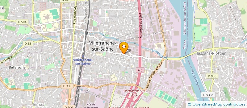 localisation de l'entreprise EXCELLENCE RENOVATION à VILLEFRANCHE-SUR-SAONE