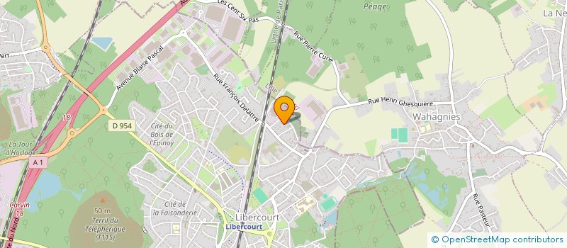 localisation de l'entreprise EXCELLENCE SANTE  LIBERCOURT