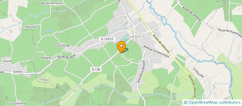 localisation de l'entreprise EXCELLENCE TAXI  GALGON