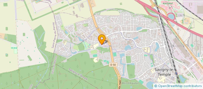 localisation de l'entreprise EXCELLENCE TP PAVAGE à VAUX-LE-PENIL