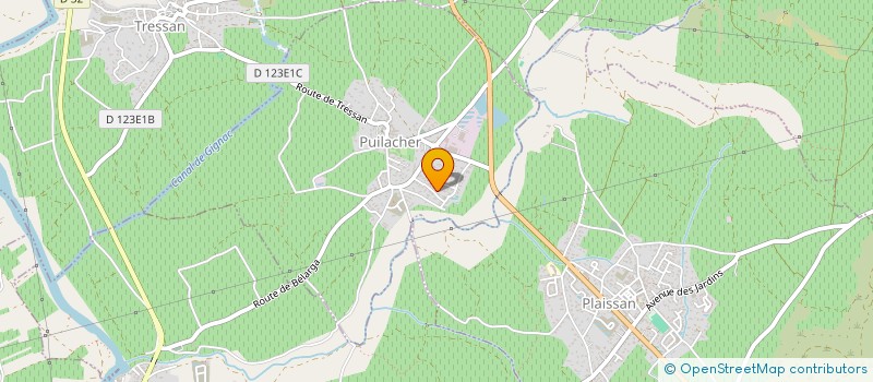localisation de l'entreprise EXCELLENCE TRANSFERTS à USCLAS-D'HERAULT