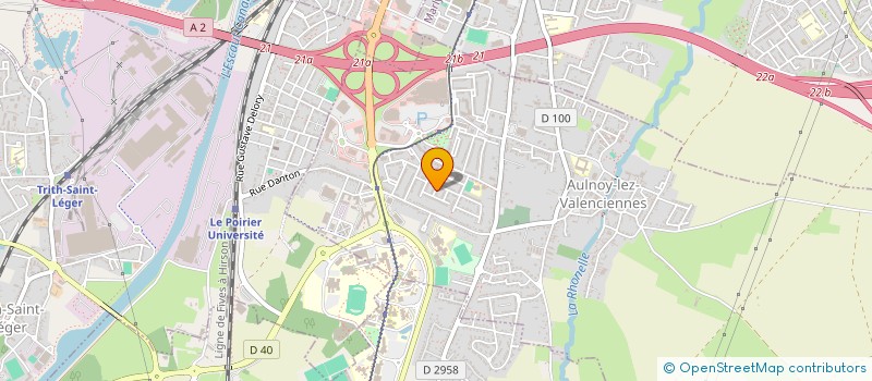 localisation de l'entreprise EXCELLENCIA CONSEIL  AULNOY-LEZ-VALENCIENNES