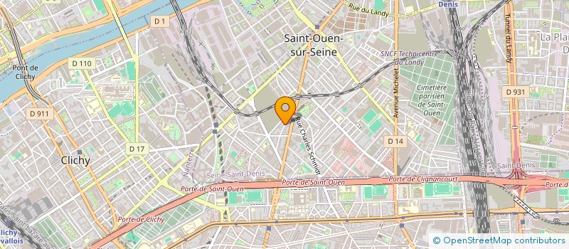 localisation de l'entreprise EXCELLENCIA DIGITAL SCHOOL à SAINT-OUEN-SUR-SEINE