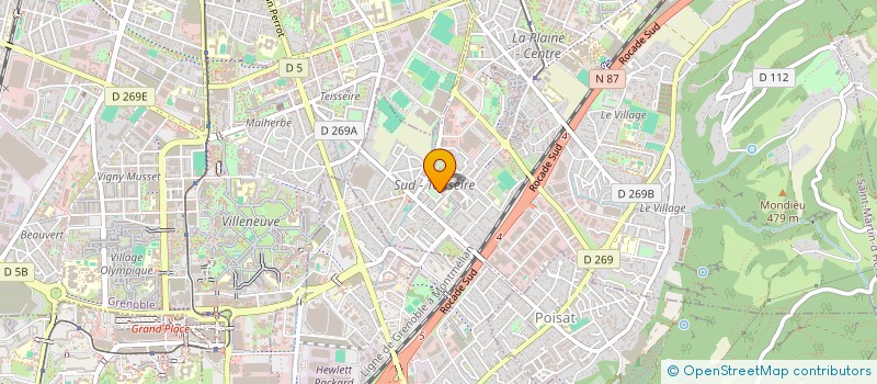 localisation de l'entreprise EXCELLENCY AUTO  SAINT-MARTIN-D'HERES