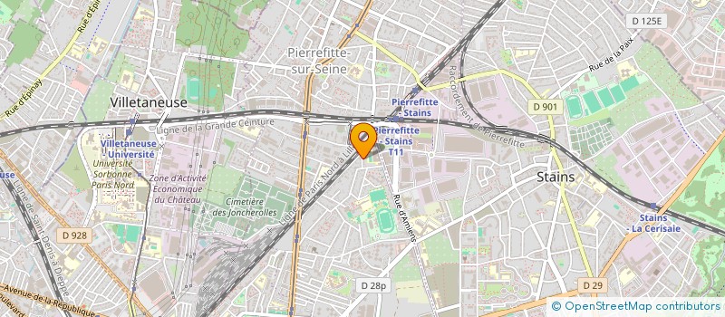 localisation de l'entreprise EXCELLENT SERVICE à PIERREFITTE-SUR-SEINE