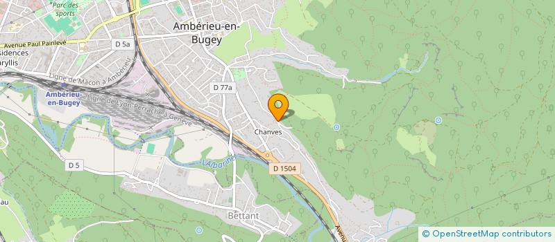 localisation de l'entreprise EXCELLFIBRE à AMBERIEU-EN-BUGEY
