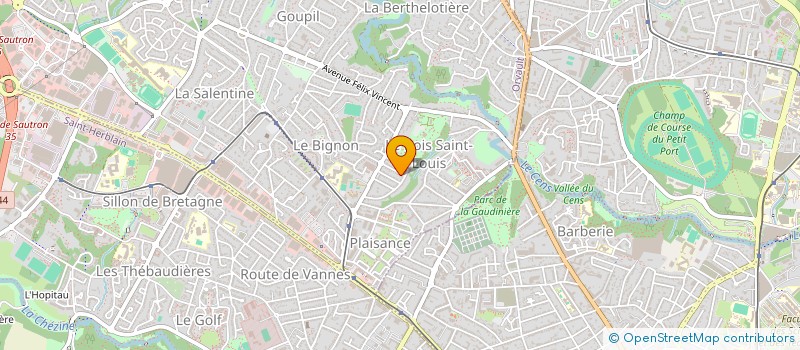 localisation de l'entreprise EXCELLIANCE IMMOBILIER à ORVAULT