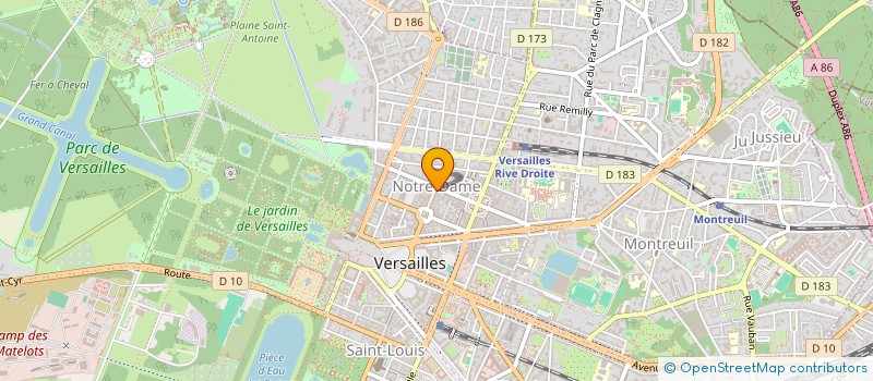 localisation de l'entreprise EXCELLIEN EXPERTISE CONSEIL à VERSAILLES