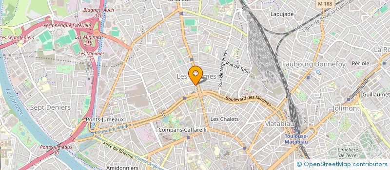 localisation de l'entreprise EXCELLING HOSPITALITY à TOULOUSE
