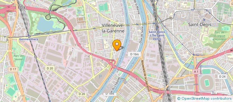localisation de l'entreprise EXCELLION TRANSPORT à VILLENEUVE-LA-GARENNE
