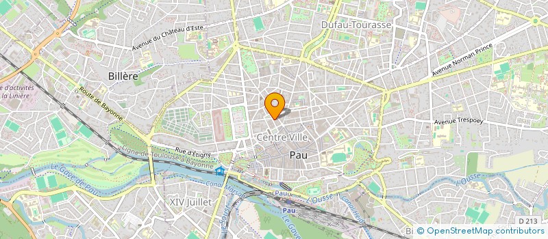 localisation de l'entreprise EXCELLIS HABITAT à PAU