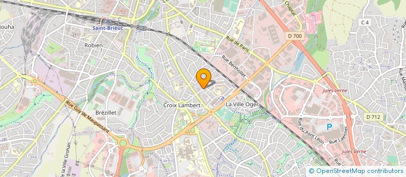 localisation de l'entreprise EXCELLIS MENUISERIE à SAINT-BRIEUC