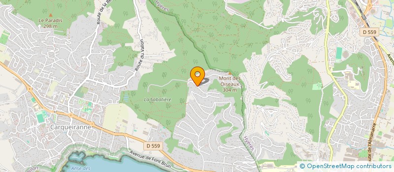 localisation de l'entreprise EXCELLIUM  CARQUEIRANNE