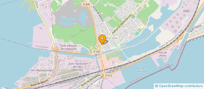 localisation de l'entreprise EXCELLIUM  FRONTIGNAN