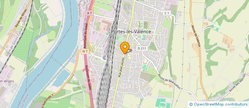 localisation de l'entreprise EXCELLIUM AUTOMOBILES à PORTES-LES-VALENCE