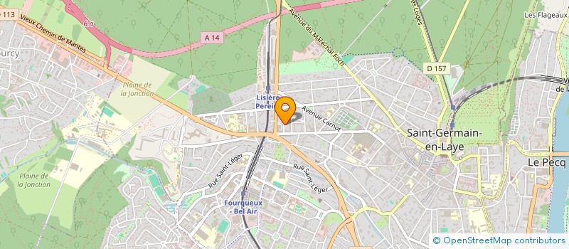 localisation de l'entreprise EXCELLPRO  POISSY