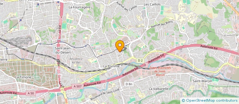 localisation de l'entreprise EXCELSIA CONSULTING  MARSEILLE