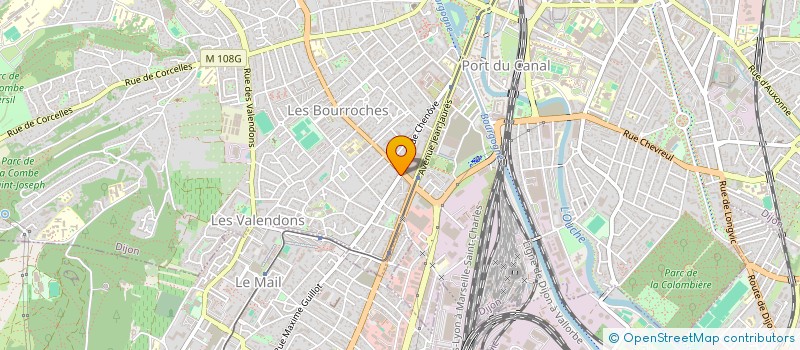 localisation de l'entreprise EXCELSION à DIJON