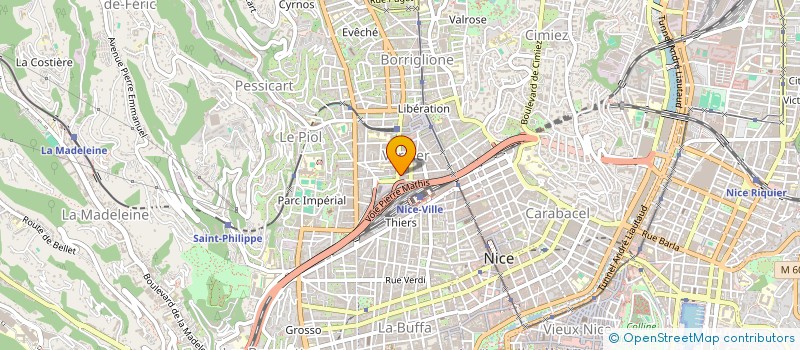 localisation de l'entreprise EXCELSIOR à NICE