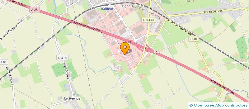 localisation de l'entreprise EXCELSIOR à BAILLEUL