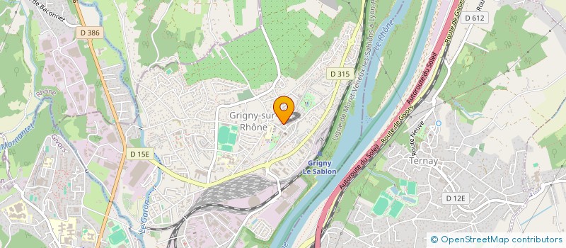 localisation de l'entreprise EXCELSIOR DE GRIGNY à GRIGNY