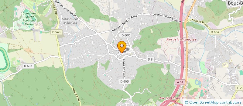 localisation de l'entreprise EXCELSIOR IMMOBILIER à CABRIES