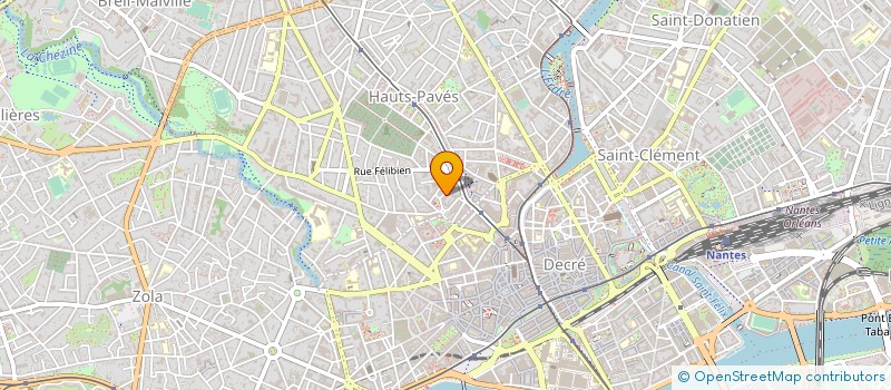 localisation de l'entreprise EXCELYS à NANTES