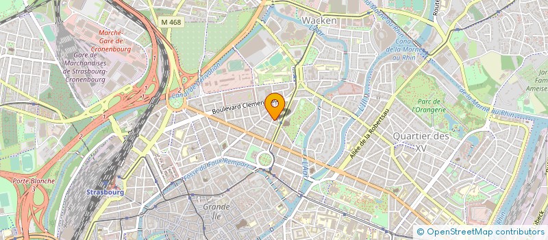 localisation de l'entreprise EXCEPT SOLUTIONS à STRASBOURG