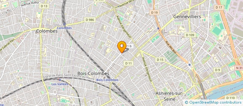 localisation de l'entreprise EXCEPTIO EXECUTIVE à BOIS-COLOMBES