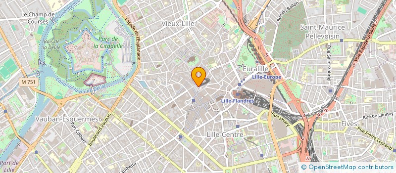 localisation de l'entreprise EXCEPTION à LILLE