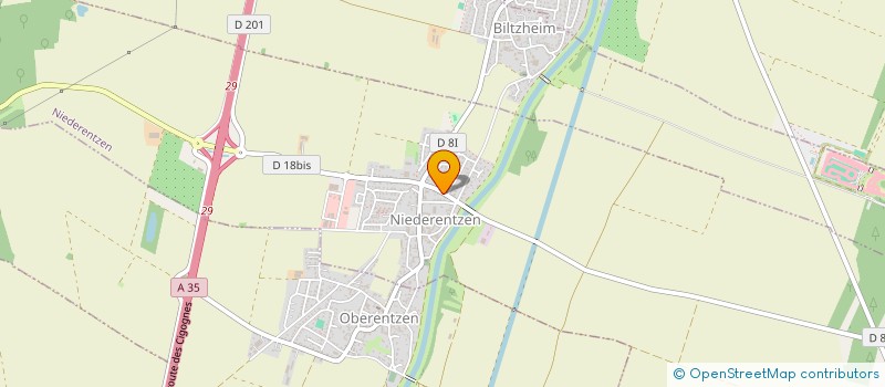 localisation de l'entreprise EXCEPTION GROUP  NIEDERENTZEN