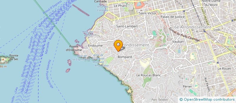 localisation de l'entreprise EXCES THEATRE  MARSEILLE