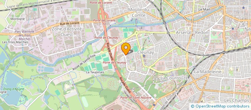 localisation de l'entreprise EXCESS  RENNES